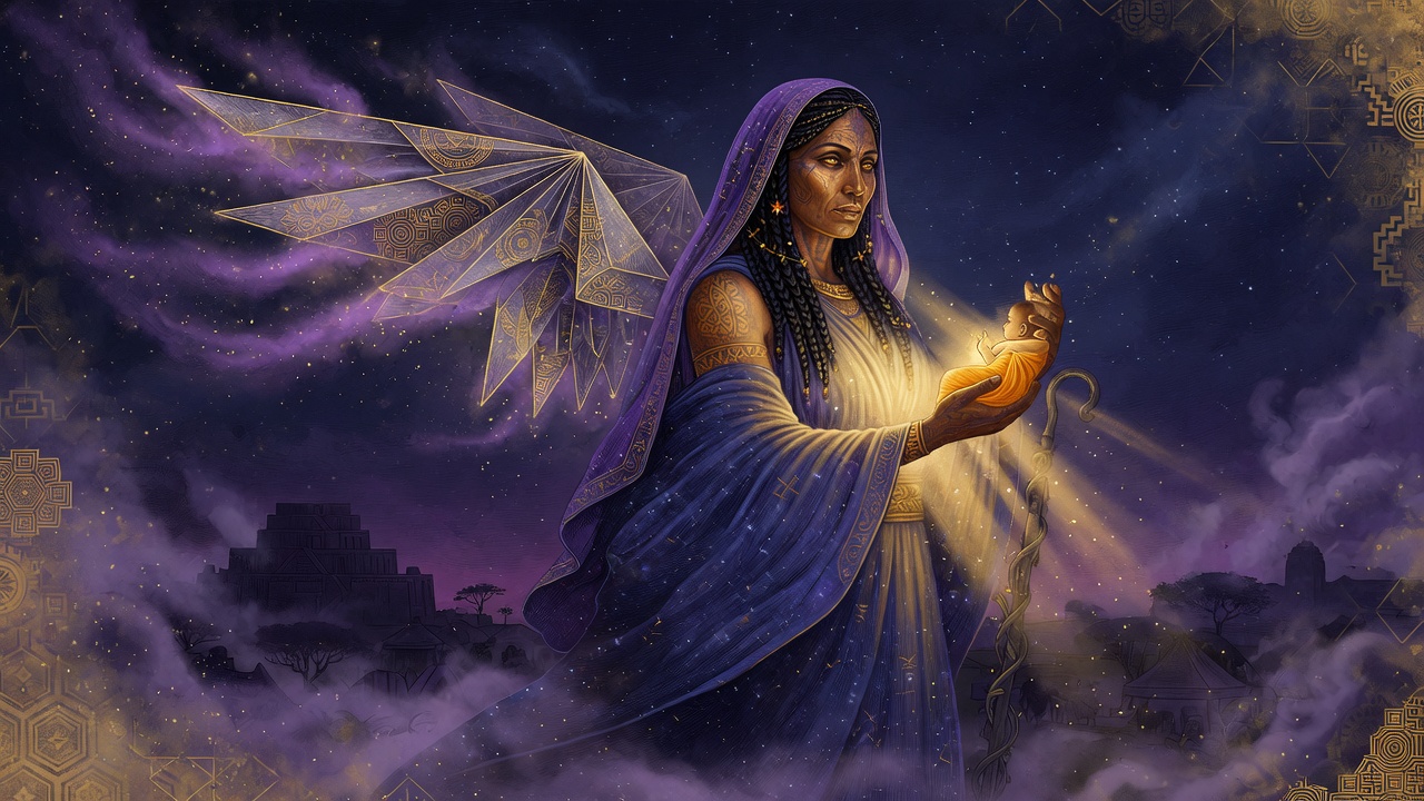 Portrait of Adah