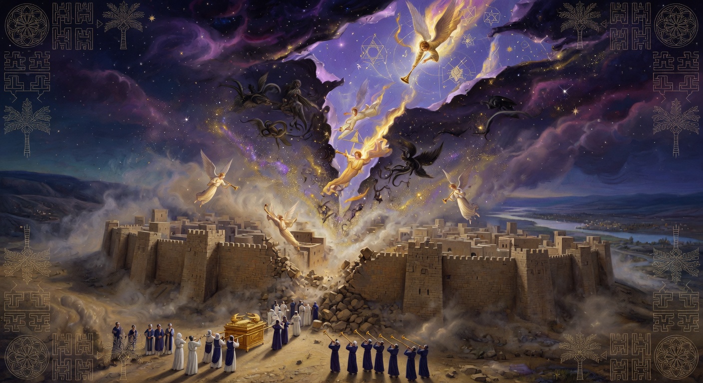 Illustration of Fall of Jericho